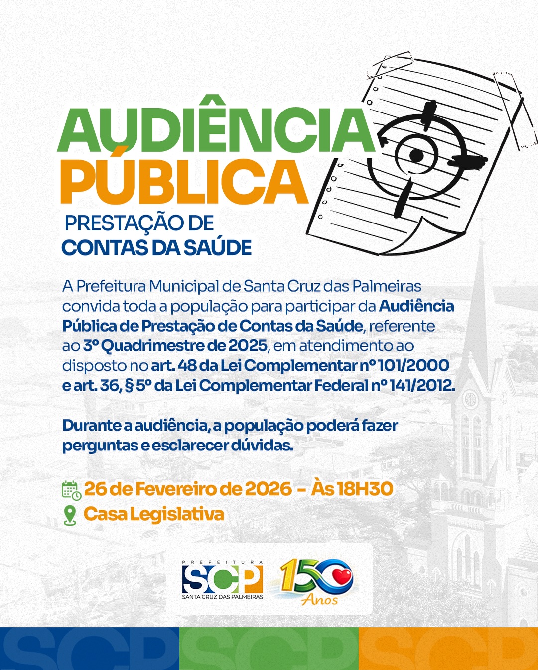 Post do instagram da Prefeitura de Mandirituba