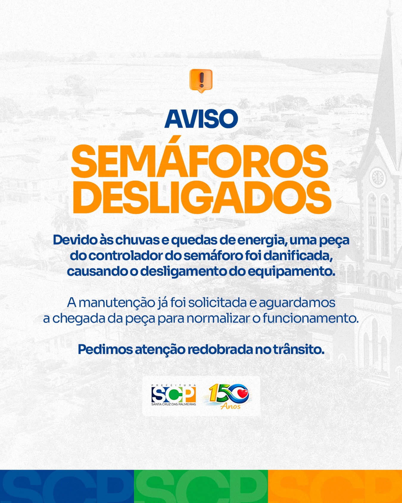 Post do instagram da Prefeitura de Mandirituba