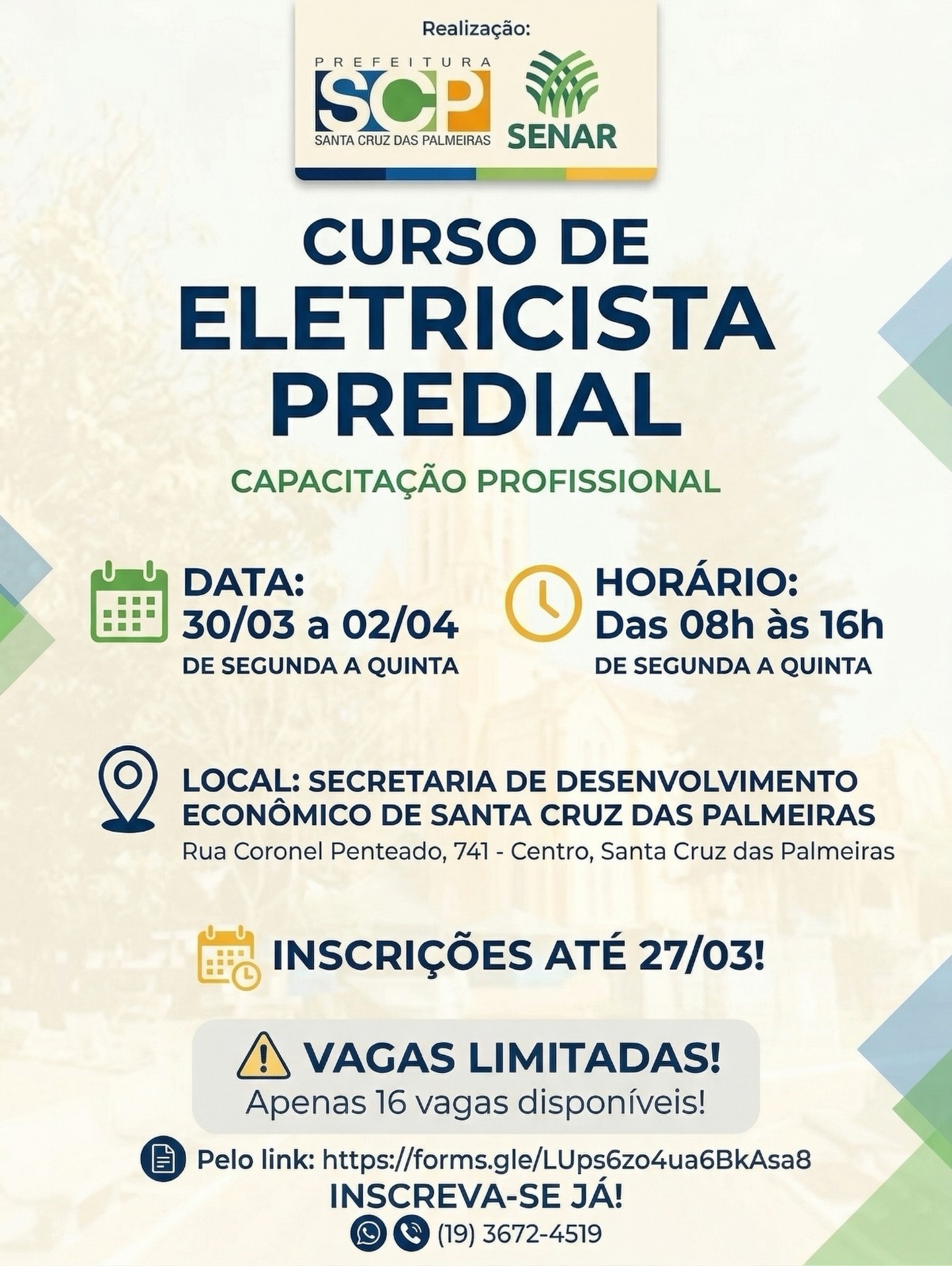 Post do instagram da Prefeitura de Mandirituba