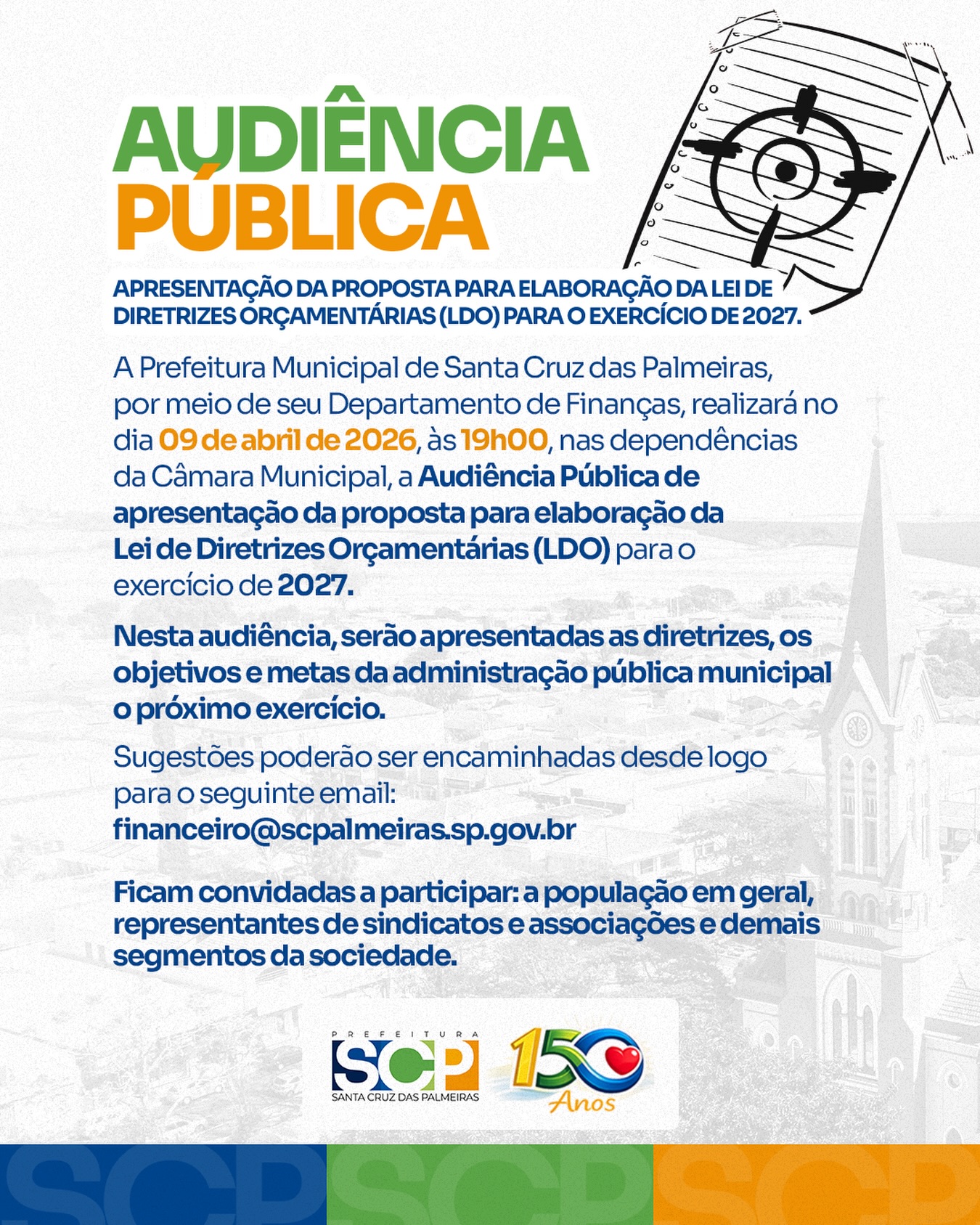 Post do instagram da Prefeitura de Mandirituba