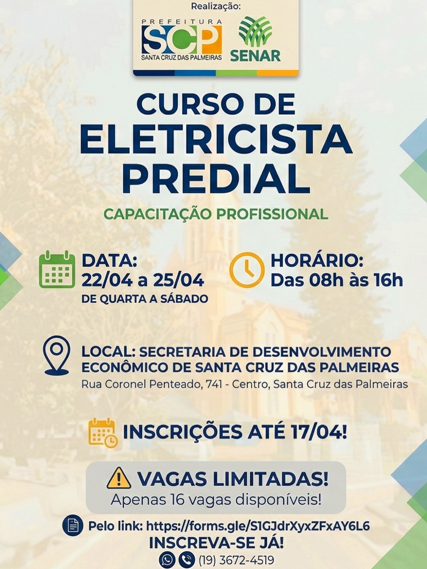 Post do instagram da Prefeitura de Mandirituba