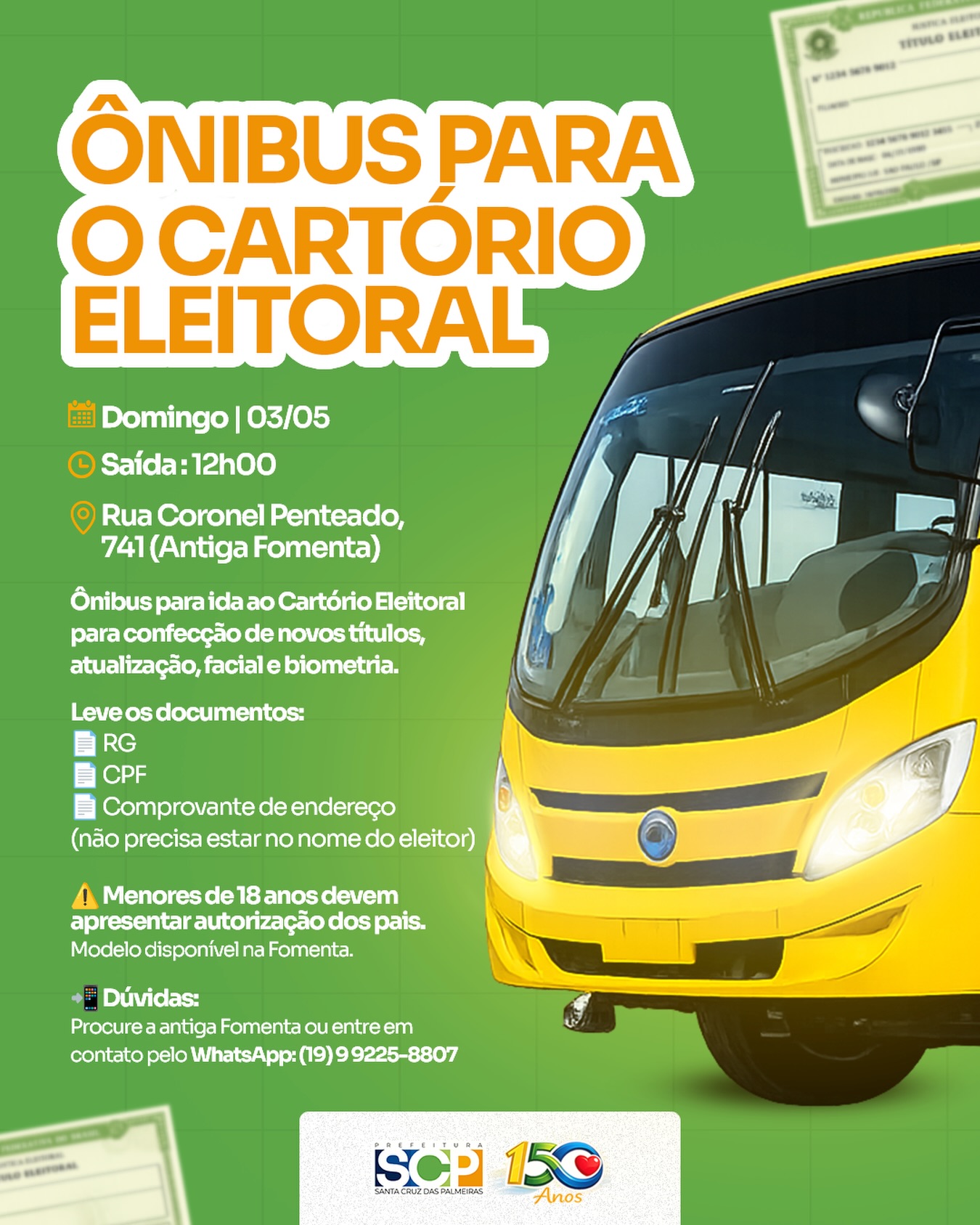 Post do instagram da Prefeitura de Mandirituba