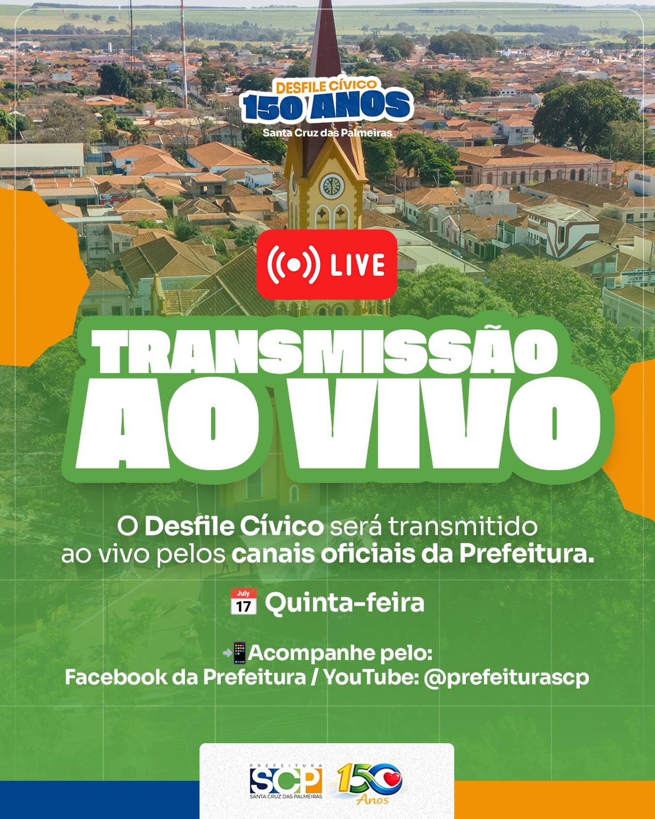 Post do instagram da Prefeitura de Mandirituba