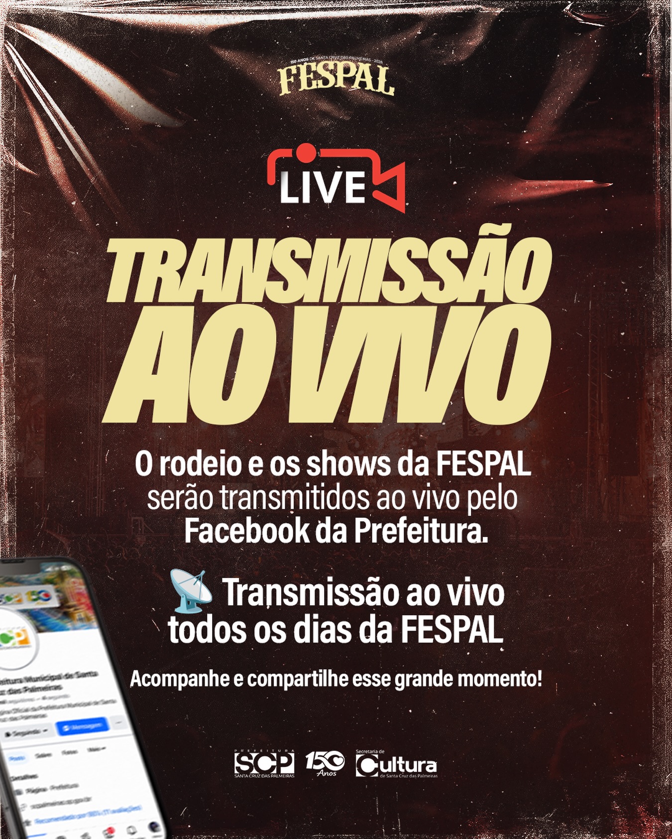 Post do instagram da Prefeitura de Mandirituba