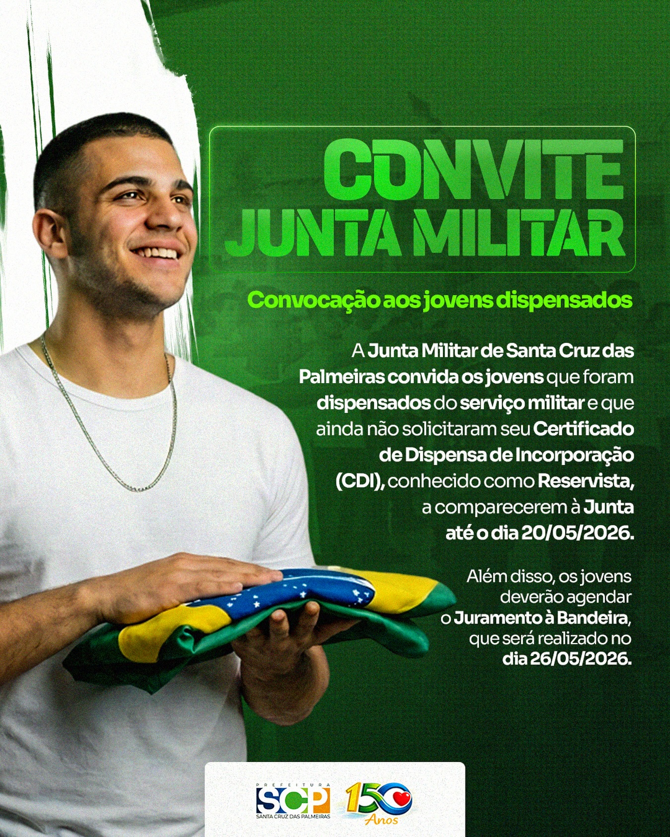Post do instagram da Prefeitura de Mandirituba