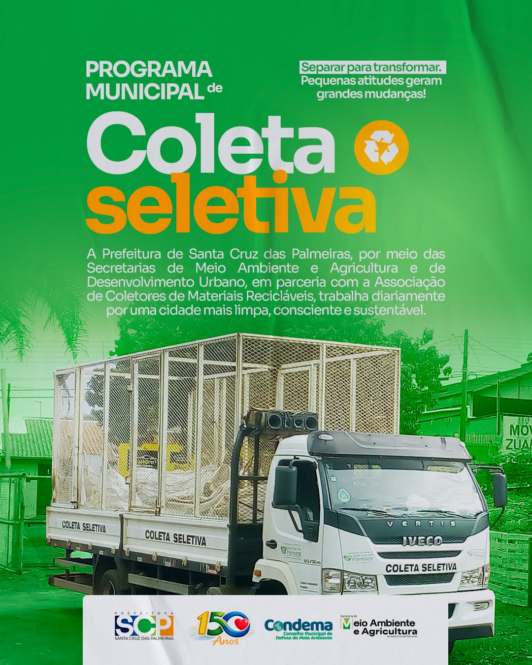 Post do instagram da Prefeitura de Mandirituba