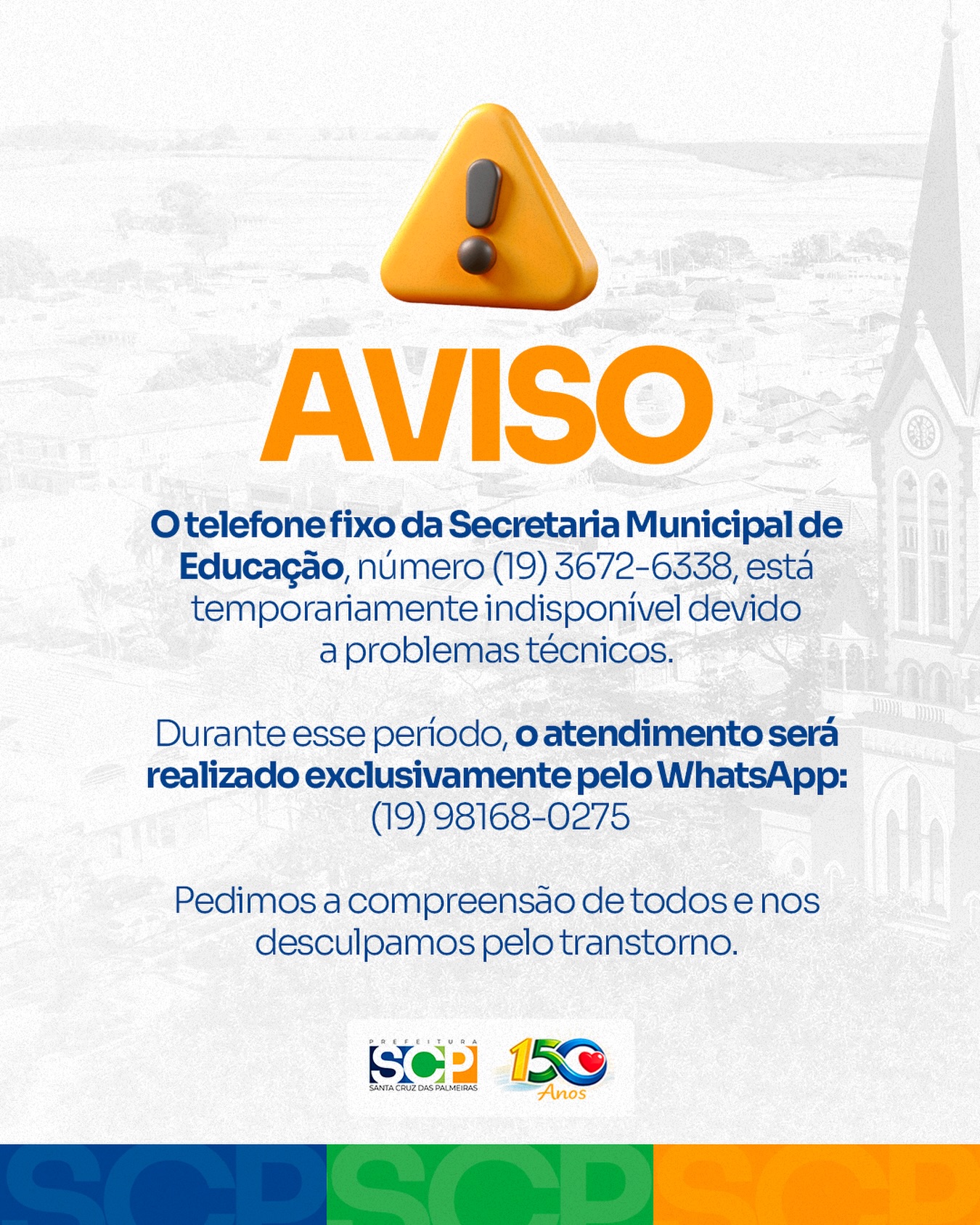 Post do instagram da Prefeitura de Mandirituba